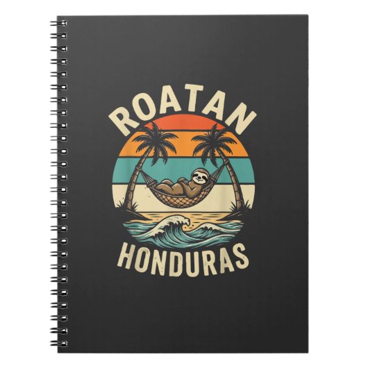 Carnet Roatan Honduras Sloth T-Shirt (Devant)