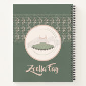 Carnet Robe Ballerina Tutu avec notes musicales (Dos)