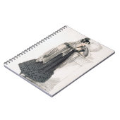 Carnet Robe de deuil, plat de mode du représentant (Côté gauche)