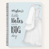 Carnet Robe de mariée élégante moderne vintage mignonne (Devant)