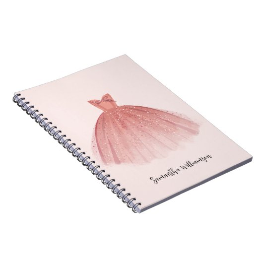 Carnet Robe De Script Élégante Et Moderne (Côté Droit)