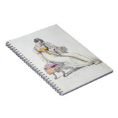 Carnet Robe de soirée ou robe de mariage, plat de mode de (Côté Droit)