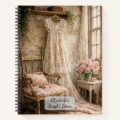 Carnet Robe Fleurie Shabby Chic (Devant)