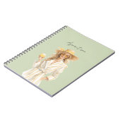 Carnet Robe jaune blond Aperitivo (Côté gauche)