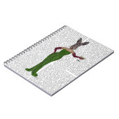 Carnet Robe verte de lapin (Côté gauche)