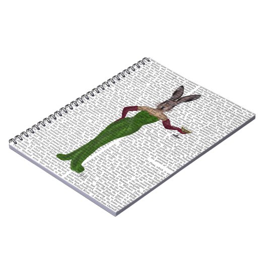 Carnet Robe verte de lapin (Côté gauche)