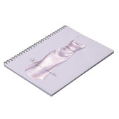 Carnet Robe Violette Lavande (Côté gauche)