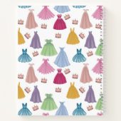 Carnet Robes de princesse Conte de fée Petite fille Monog (Dos)