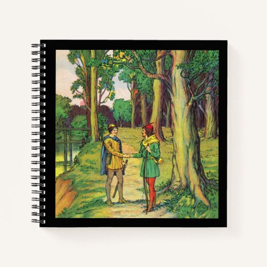 Carnet Robin des Bois et Petit Jean (Devant)