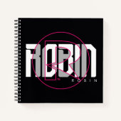 Carnet Robin Hi-Tech Nom Graphique (Devant)