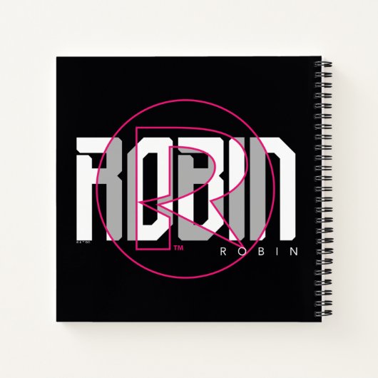 Carnet Robin Hi-Tech Nom Graphique (Dos)