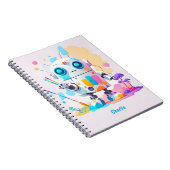 Carnet Robot artiste fantaisiste pour âmes créatives (Côté Droit)