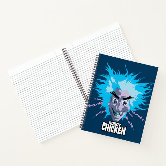 Carnet Robot chicken Scientist Head Graphic (Intérieur)