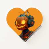 Carnet Robot Citrouille (Dos)