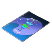 Carnet Robot cool Enfants Apprendre De La Lecture (Côté gauche)