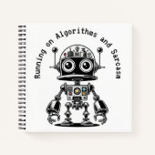 Carnet Robot de tête de dôme - Exécution sur algorithmes (Devant)