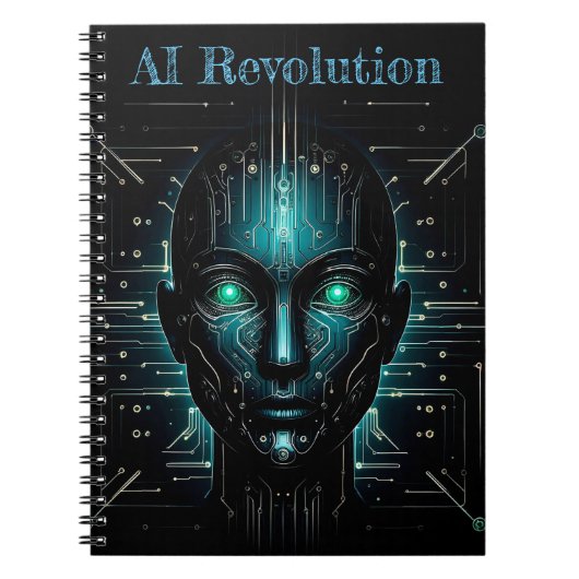 Carnet Robot intelligence artificielle imaginaire science (Devant)