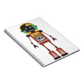 Carnet Robot radio rétro (Côté Droit)