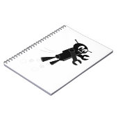 Carnet Robot volant noir (Côté gauche)