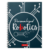 Carnet robotique personnalisé (Devant)
