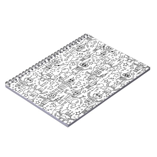 Carnet Robots d'anniversaire (Côté gauche)