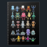 Carnet Robots de technologie de la collection de robots<br><div class="desc">Robot Collection Science Technologie Robots. Robot Aime Robotique Enfants.</div>
