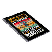 Carnet Robots Girls Boys Future Robotics Engineer (Côté Droit)