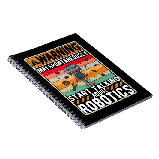 Carnet Robots Girls Boys Future Robotics Engineer (Côté Droit)