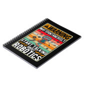 Carnet Robots Girls Boys Future Robotics Engineer (Côté gauche)