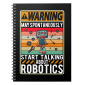 Carnet Robots Girls Boys Future Robotics Engineer (Devant)