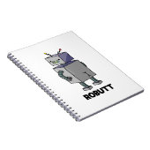 Carnet Robutt Funny Robot Pun (Côté Droit)