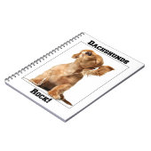 Carnet Roche de teckels (Côté gauche)