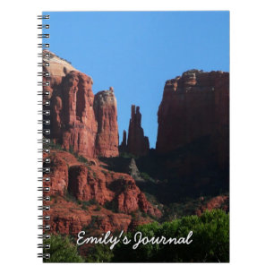 Carnet Rocher de la Cathédrale à Sedona Arizona Monument