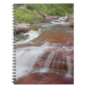 Carnet Rocher rouge dans Baring Creek dans Glacier Nation