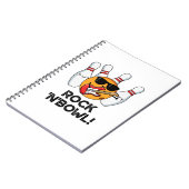 Carnet Rock And Bowl Jeu de mots drôle sur le bowling  (Côté gauche)