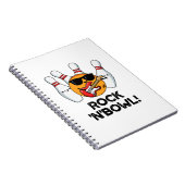 Carnet Rock And Bowl Pun drôle de bowling (Côté Droit)