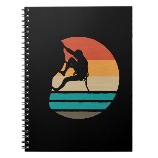 Carnet Rock Escalade Climber Retro (Devant)