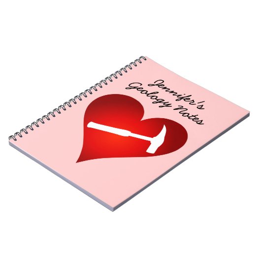 Carnet Rock Hammer Heart (Côté gauche)