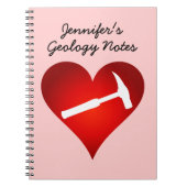 Carnet Rock Hammer Heart (Devant)