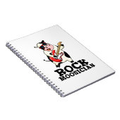 Carnet Rock Moosician Funny Cow Musicien Pun (Côté Droit)
