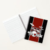 Carnet Rock & Roll Drum Kit Rock Star Drummer Boy Music (Intérieur)