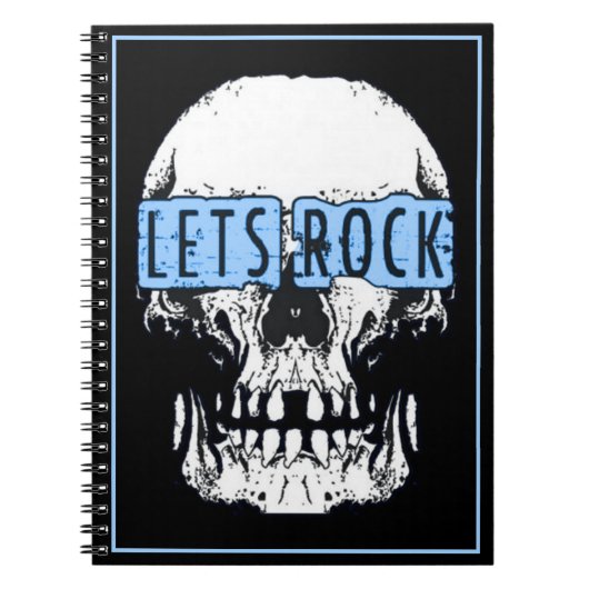 Carnet Rock Skull (Devant)