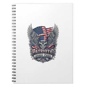 Carnet Rocker du bandana patriotique Méta musique Old Glo