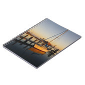 Carnet Rockport, port du Texas au coucher du soleil (Côté gauche)