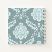 Carnet Rococo Damask Art I Duck Egg Blue+Teal (Dos)