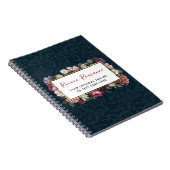 Carnet Rococo Damask & Elegant Floral Vintage Feminine (Côté Droit)
