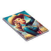 Carnet Rodeo Pin-up Vintage (Côté Droit)