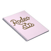 Carnet Rodeo Queen Country Western Tiara Crown (Côté Droit)