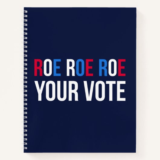 Carnet Roe Your Vote II (Devant)