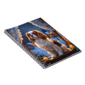 Carnet Roi Cavalier avec lumières de Noël (Côté Droit)